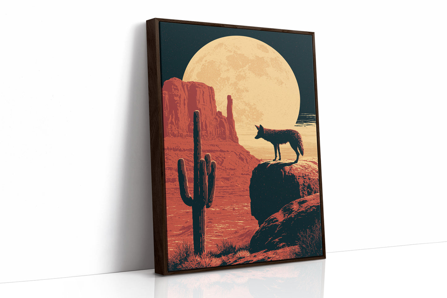 Coyote at Monument Valley