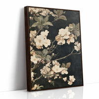 Midnight Blossoms: Ivory & Shadow