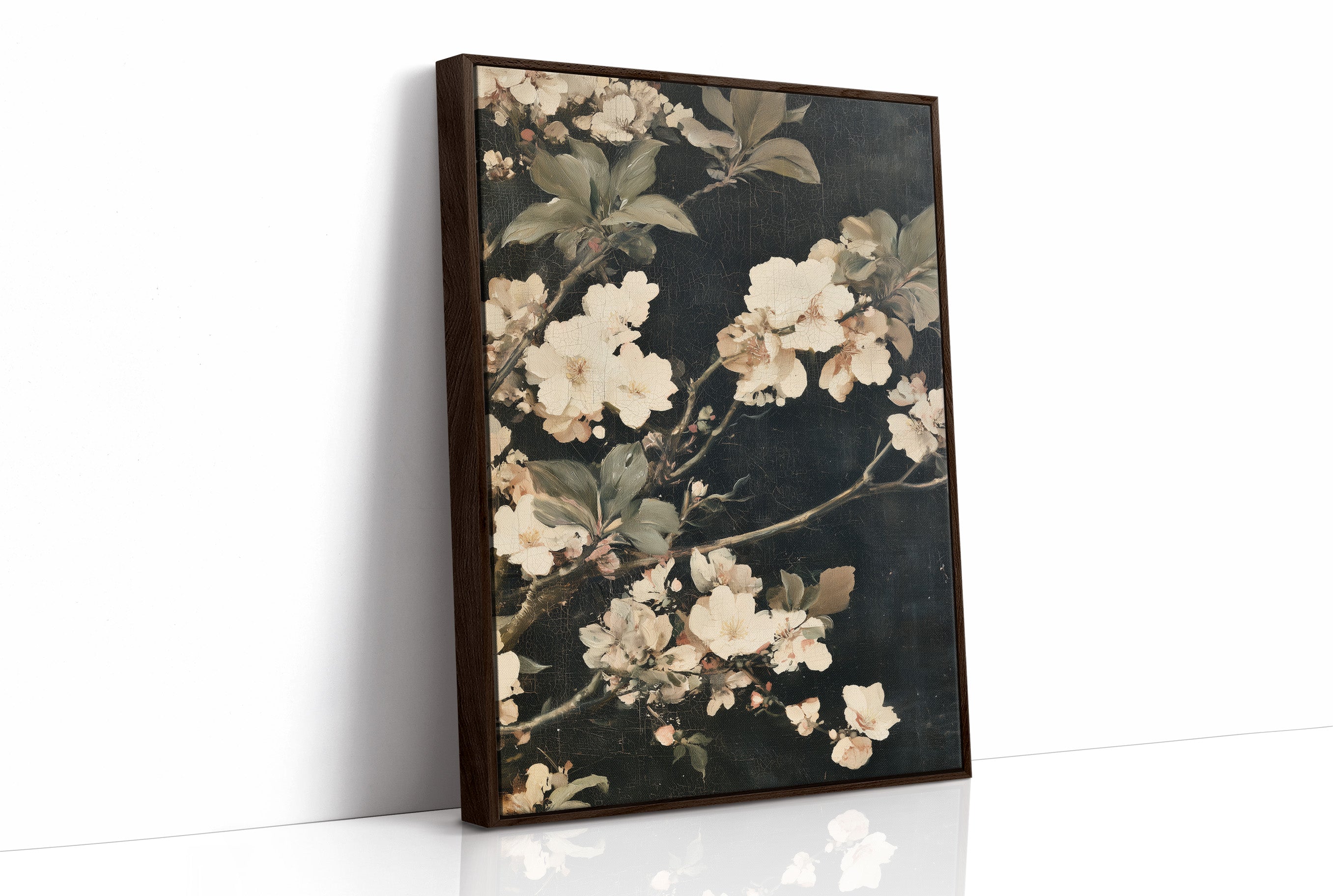 Midnight Blossoms: Ivory & Shadow