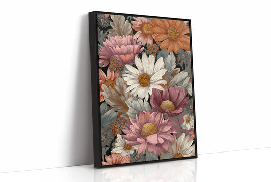 Copper Blooms In Midnight Garden