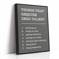 Things That Require Zero Talent, Gray Serif