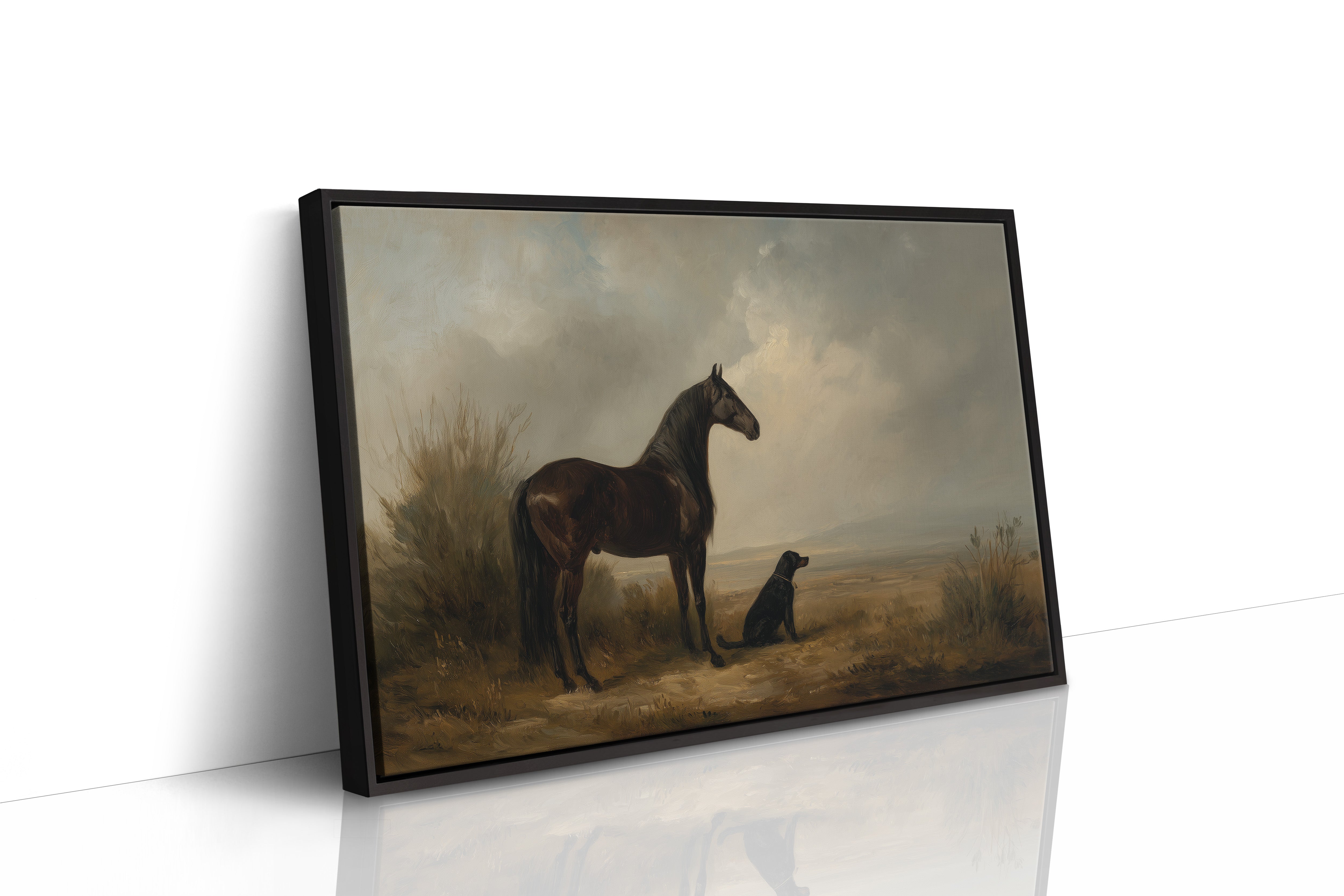 Noble Steed Shares Dawn With Friend