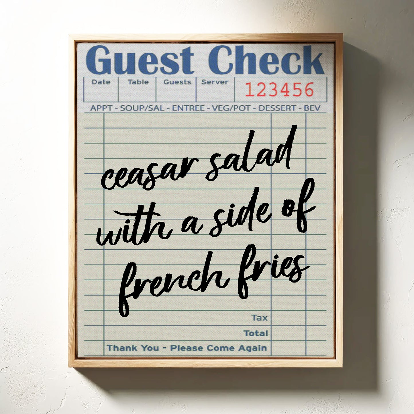 Lunch Orders Write Love Letters