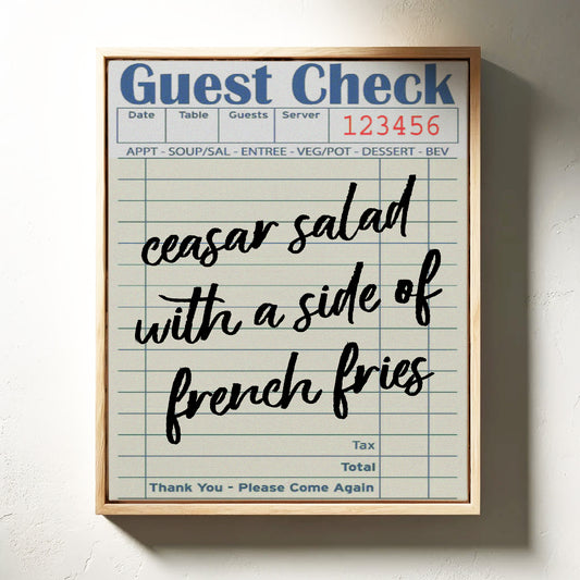 Lunch Orders Write Love Letters