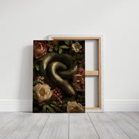 Serpent Among Blooming Peonies