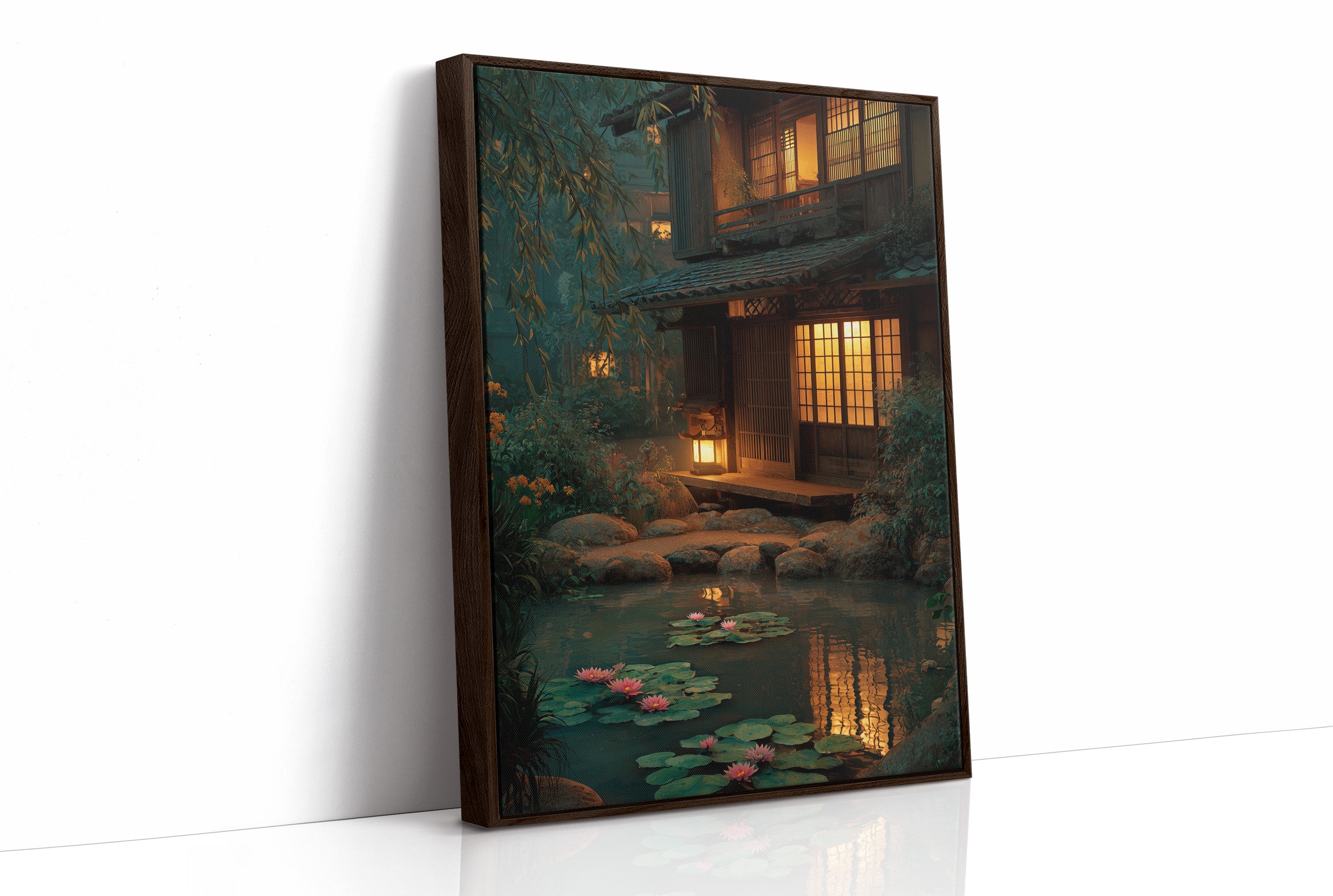 Lotus Dreams In Twilight Garden