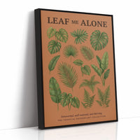 Leaf Me Alone: Vintage Tropical Houseplant Chart