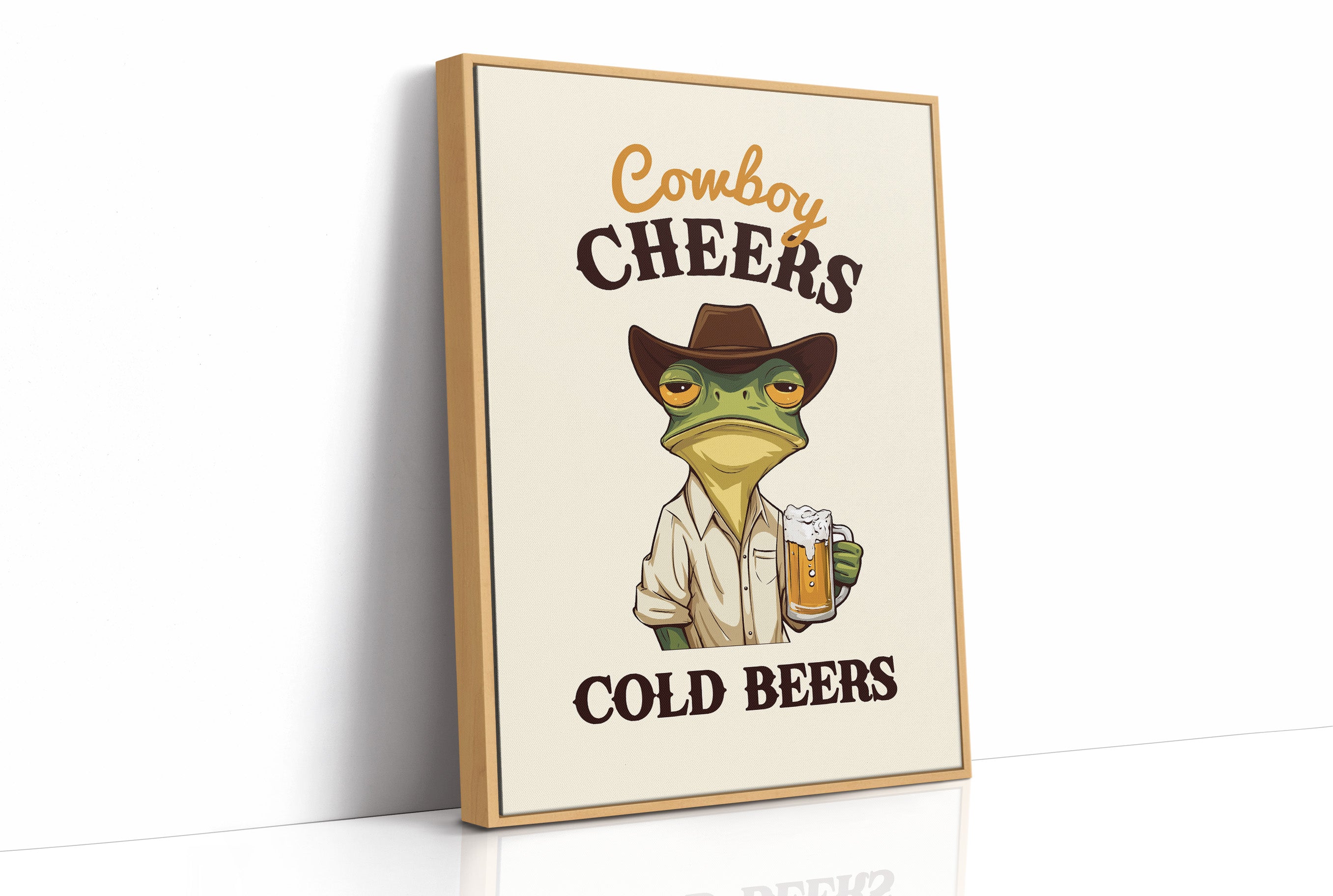 Cowboy Cheers Cold Beers