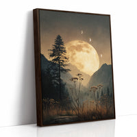 Moonlit Serenade Over Silent Valleys