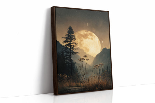 Moonlit Serenade Over Silent Valleys