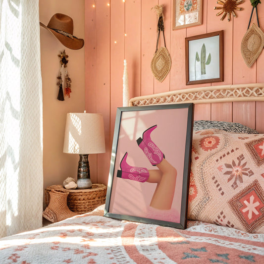 Pink Boots Paint Summer Stories