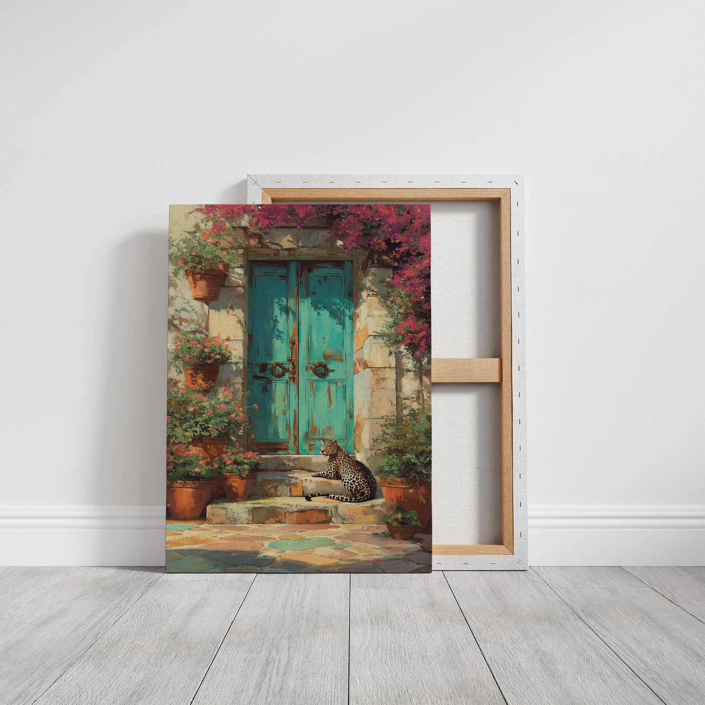 Unexpected Guest at the Turquoise Door