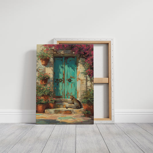 Unexpected Guest at the Turquoise Door