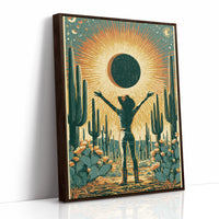 Eclipse in the Desert: Sun Salutation