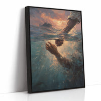 Hands Reaching Across Troubled Waters