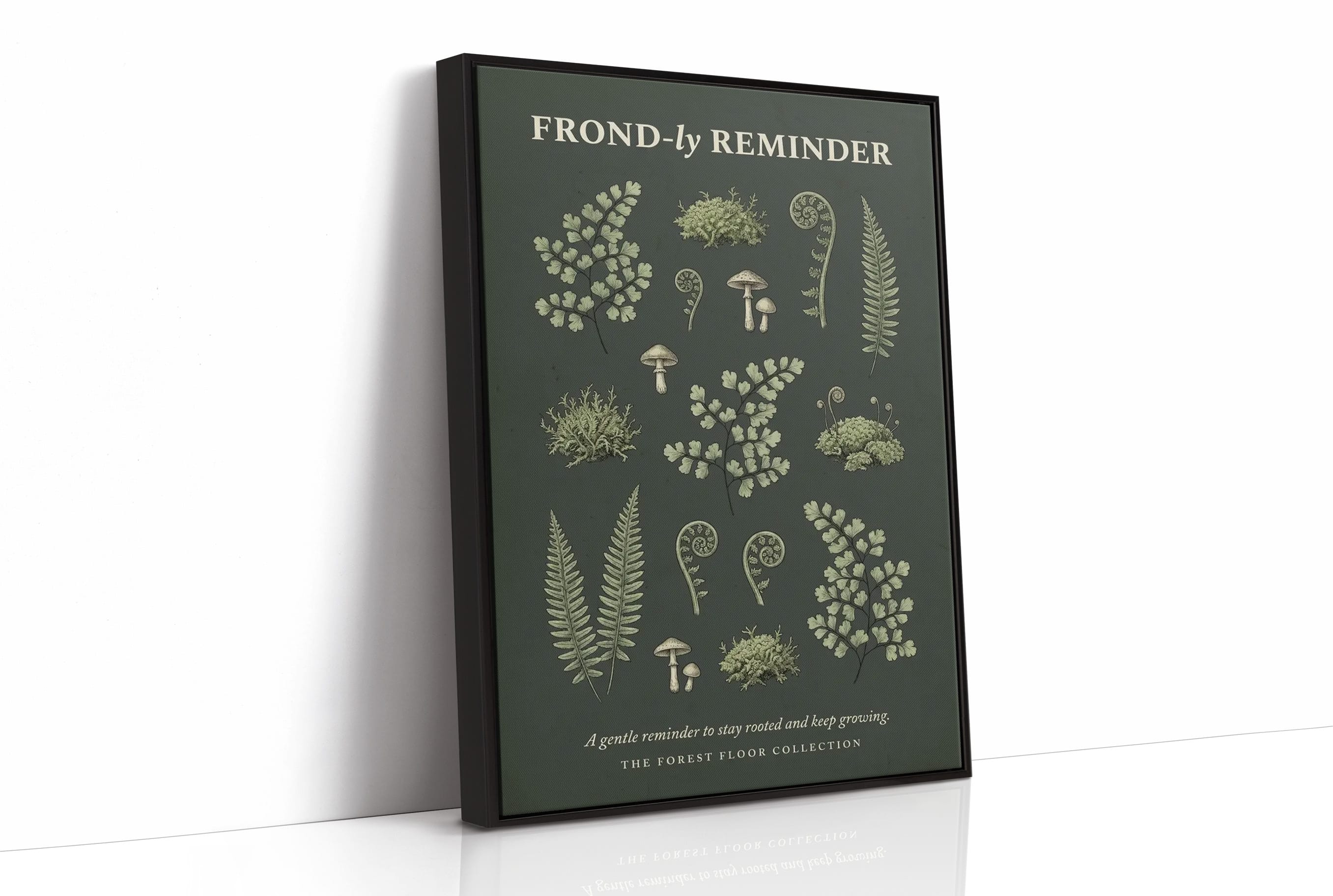 Frond-ly Reminder: Vintage Fern & Moss Chart