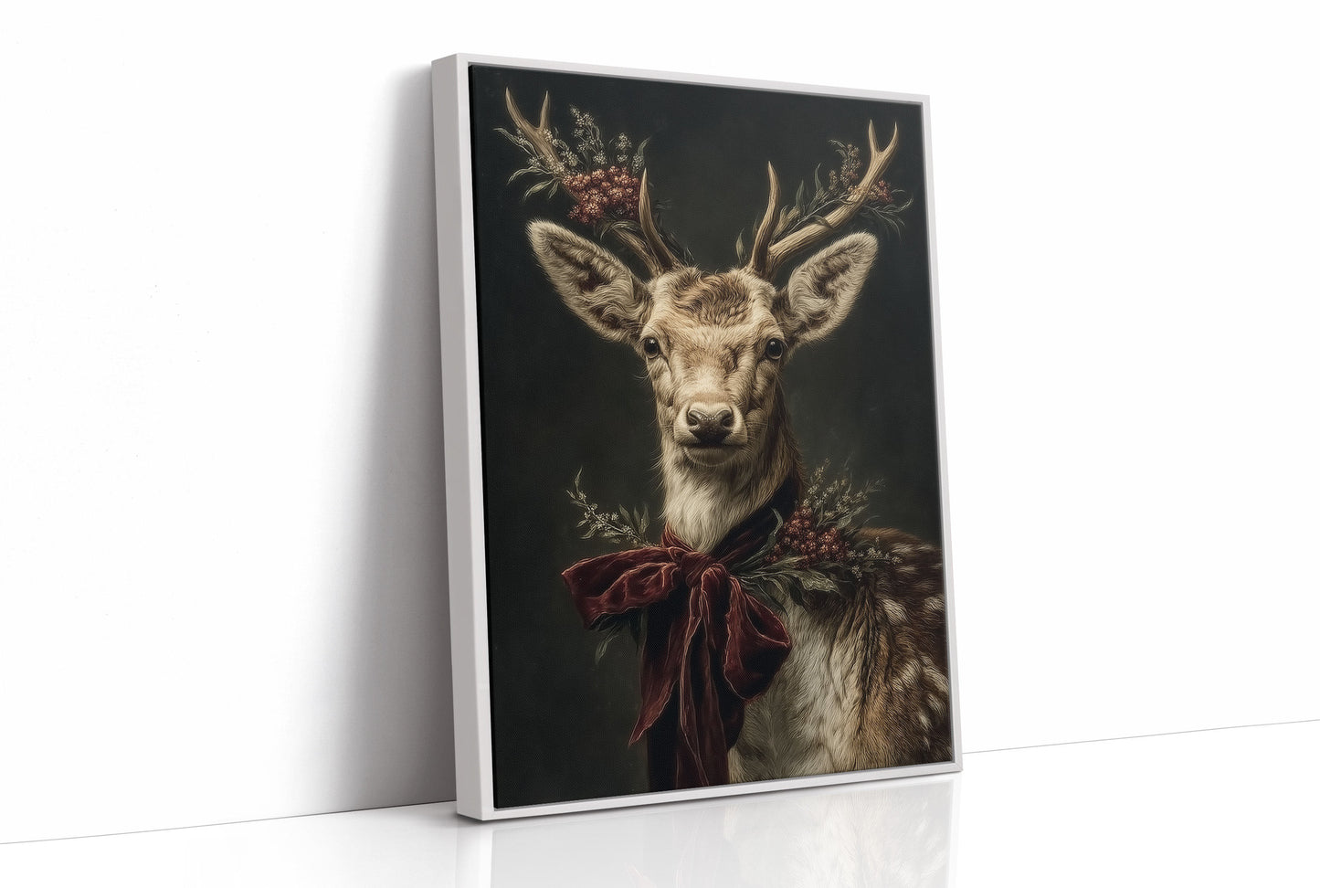 Noble Stag Brings Winter's Grace