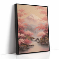Cherry Blossoms Dance Near Fuji