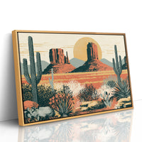 Desert Buttes at Golden Hour