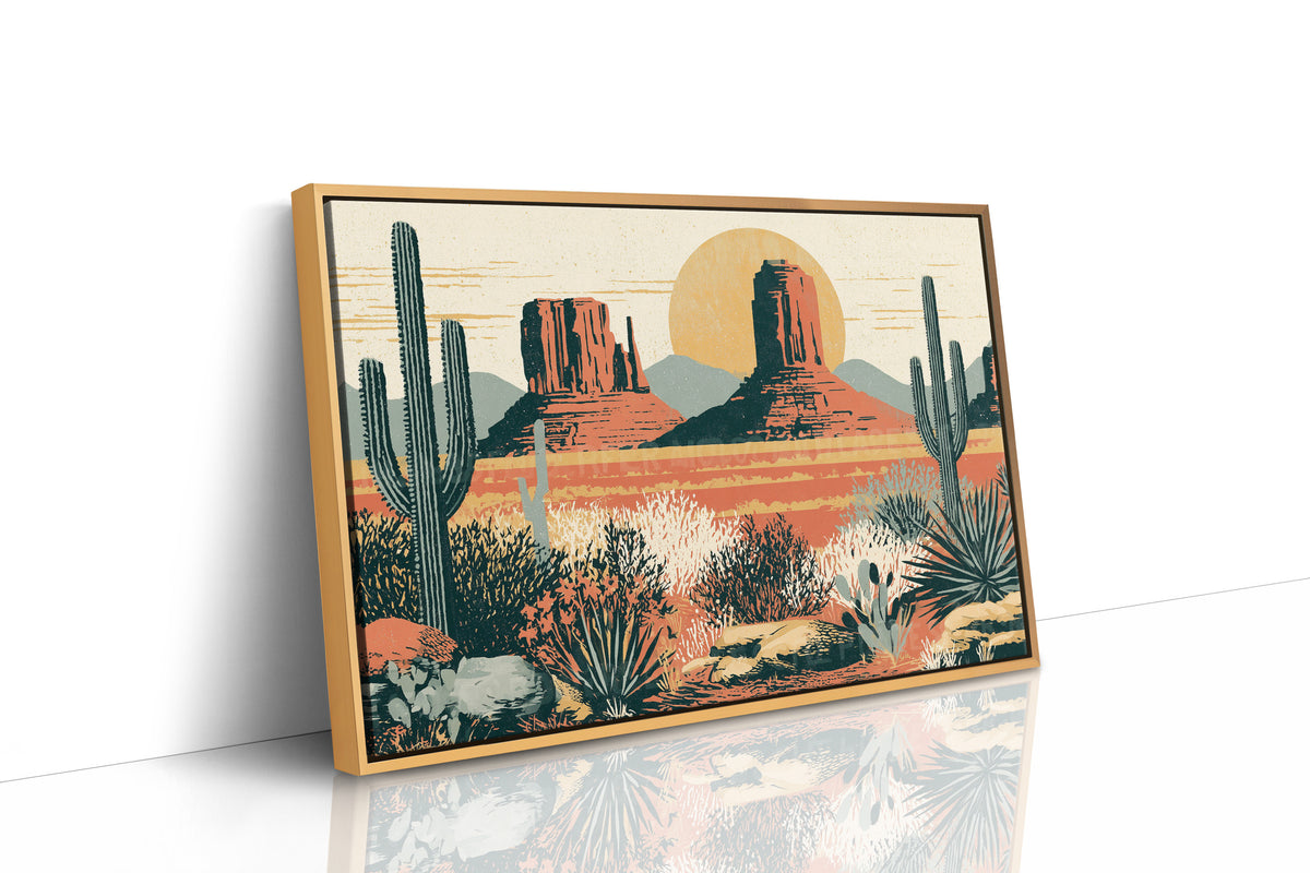 Desert Buttes at Golden Hour