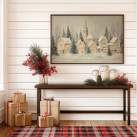 Snow Falls On Silent Chapel Street