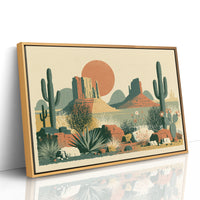 Desert Bloom at High Noon