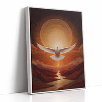 Divine Messenger Over Golden Canyon