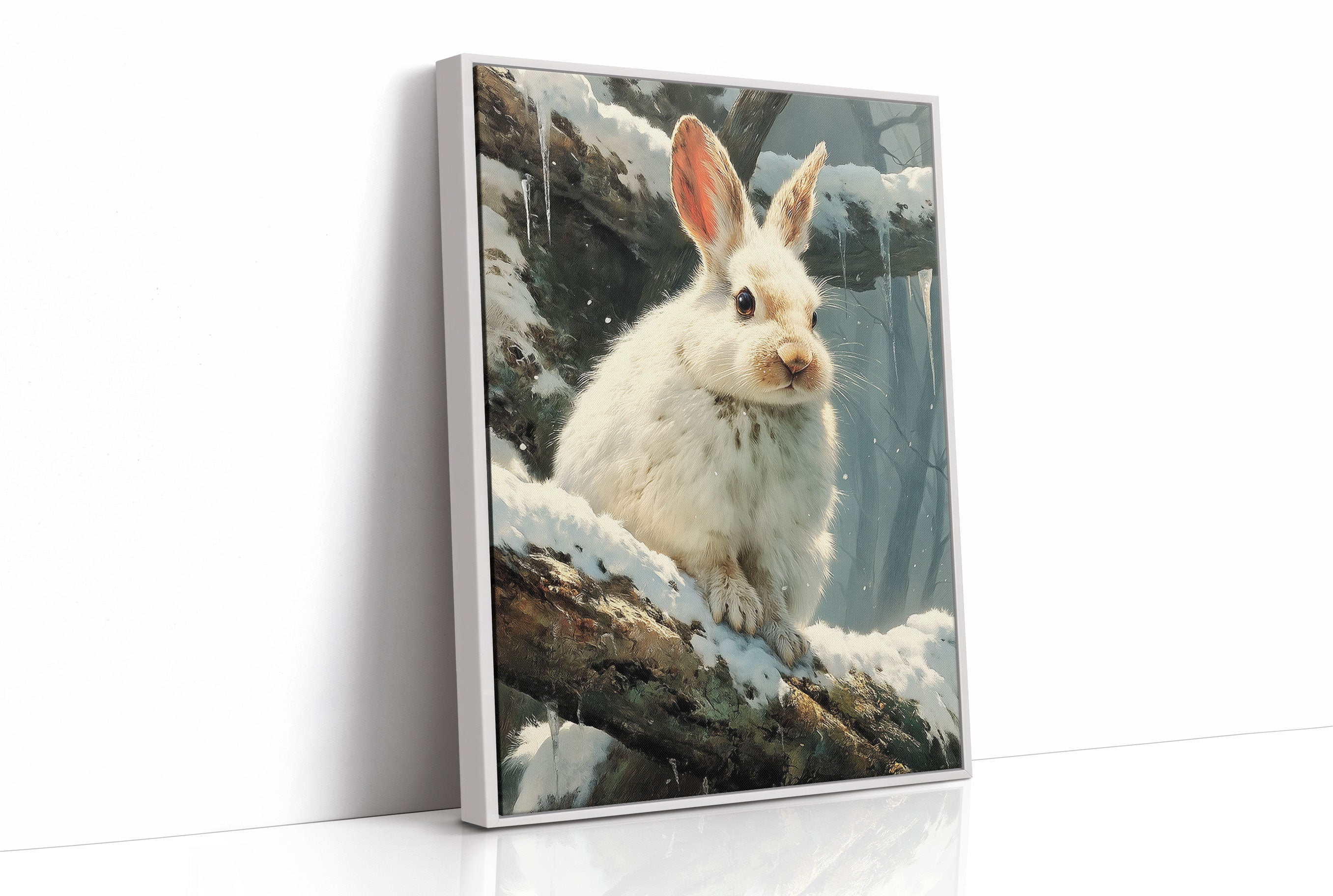 Snow Hare Brings Winter Magic