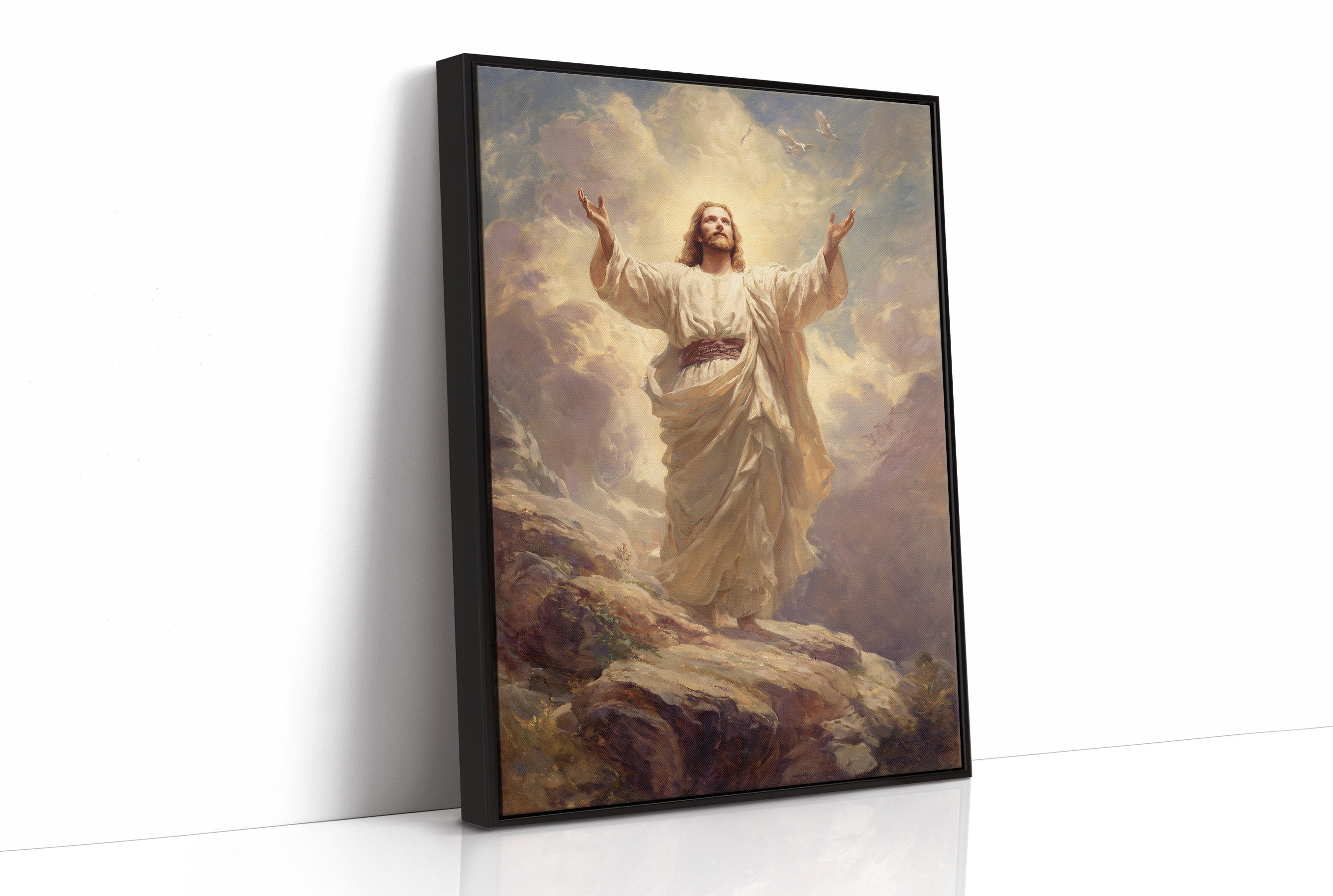 Faith Rests On Wooden Tables