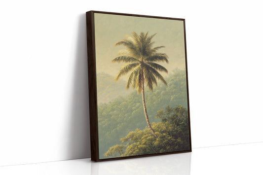 A Solitary Palm's Embrace