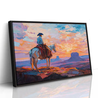 Sunset Paints A Cowboy's Prayer