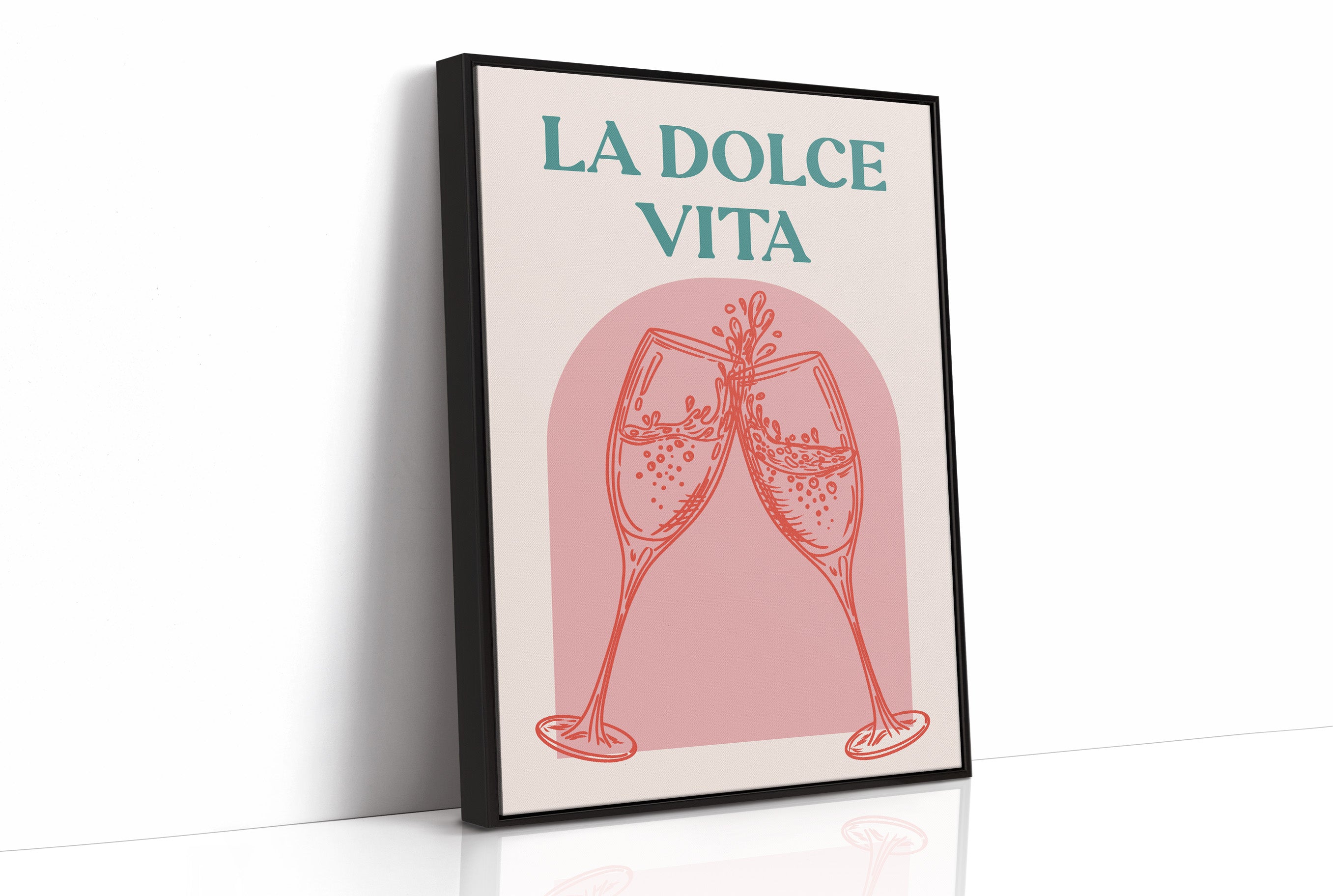 La Dolce Vita Moments In Coral Embrace