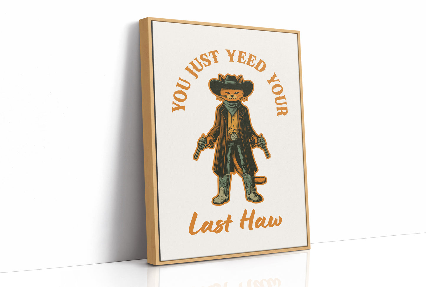 Last Haw Cowboy Cat