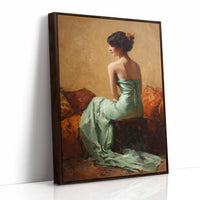 A Moment in Celadon Silk