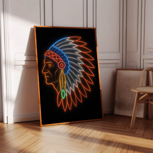 Neon Headdress Tribute