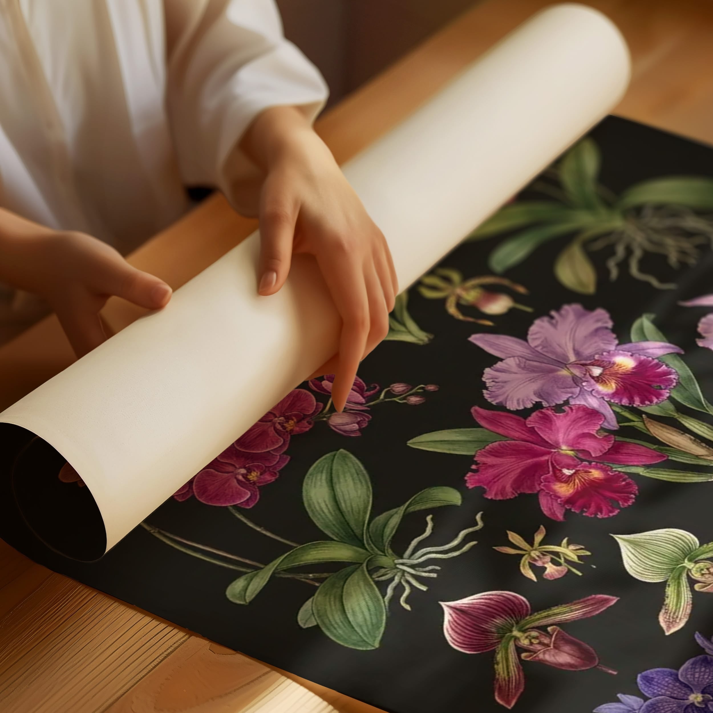 Stay Exotic: Vintage Orchid Chart