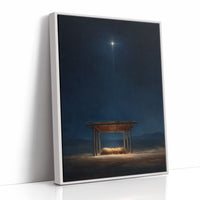 Celestial Guide Above Humble Cradle