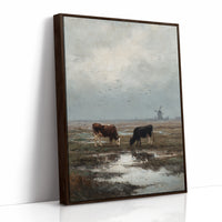 Beneath Clouds, Cows Repose