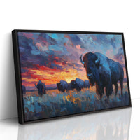 Prairie Giants Watch The Fire Sky