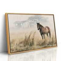 Horse and the Old Homestead