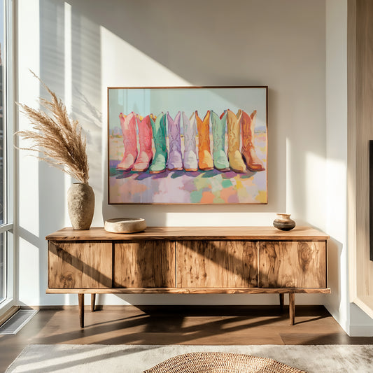 A Line of Colorful Journeys