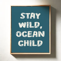 Ocean Letters Carved In Morning