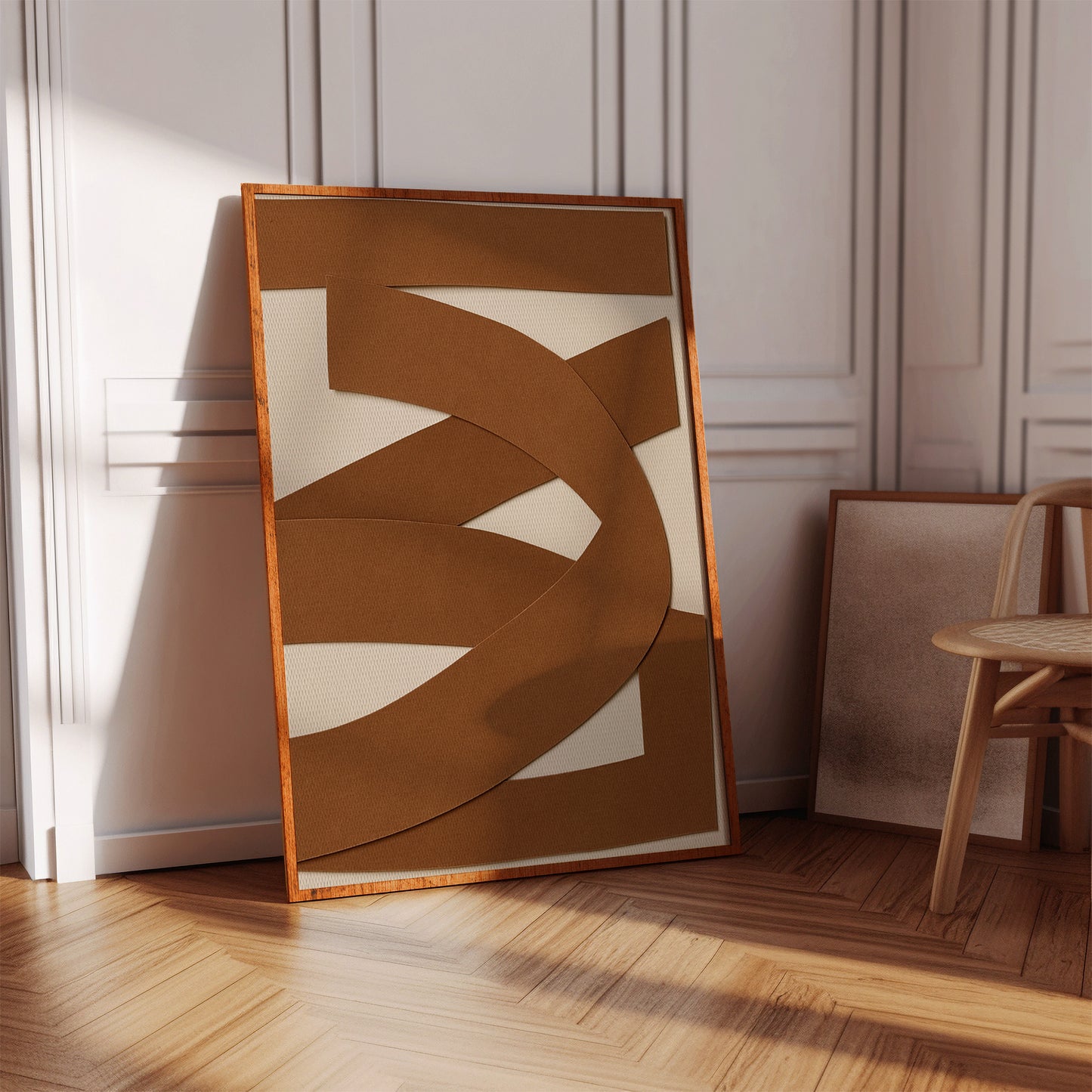 Terracotta Ribbons Weave Modern Tales