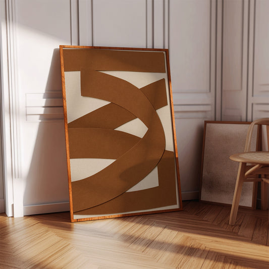Terracotta Ribbons Weave Modern Tales