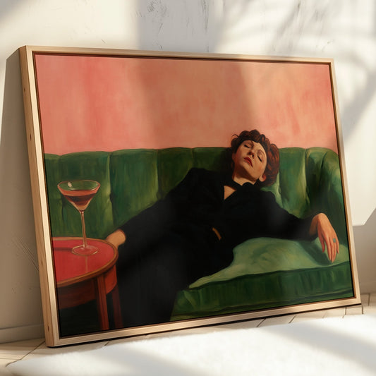 After the Last Sip on a Velvet Couch