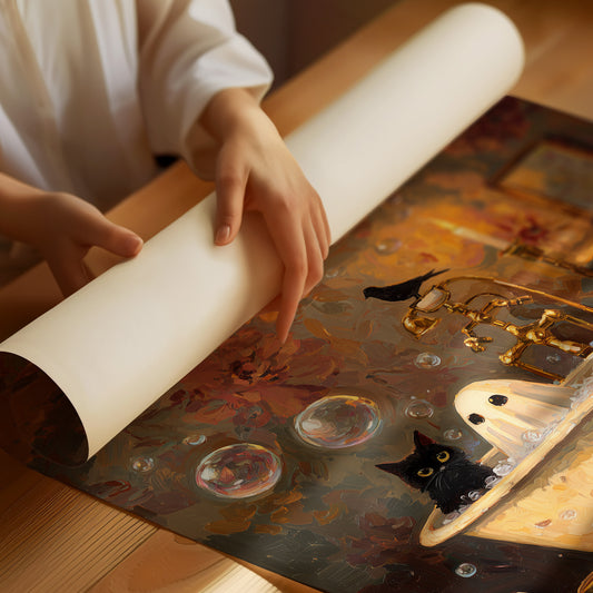 Midnight Soak With Spectral Friend