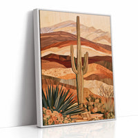 Rose Bushes at the Foot of the Saguaro