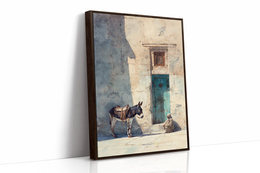 Respite Beneath the Sunlit Door