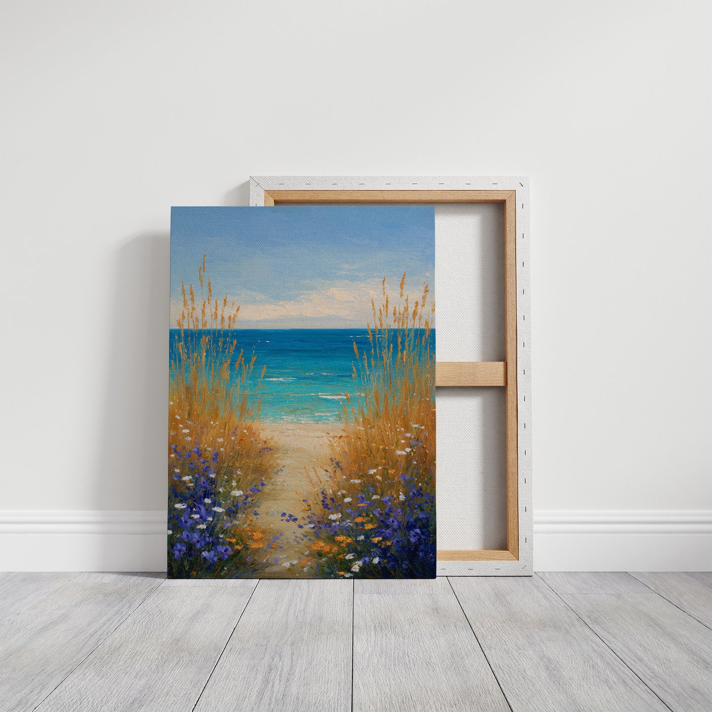 Shoreline Whispers Through Golden Reeds