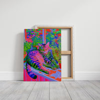 Neon Tabby Garden Nap